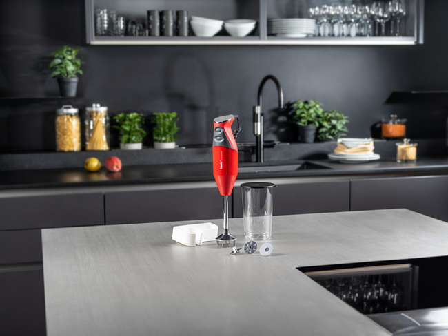 Blender bezprzewodowy Bamix M200 MONO czerwony 